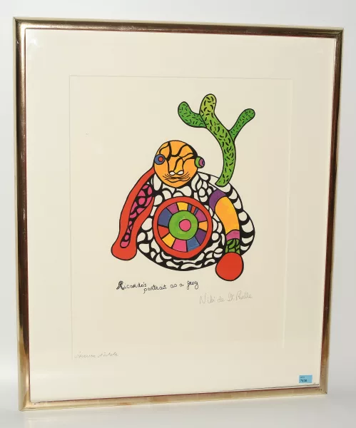 Niki de Saint Phalle — Ricardo's portrait of a frog