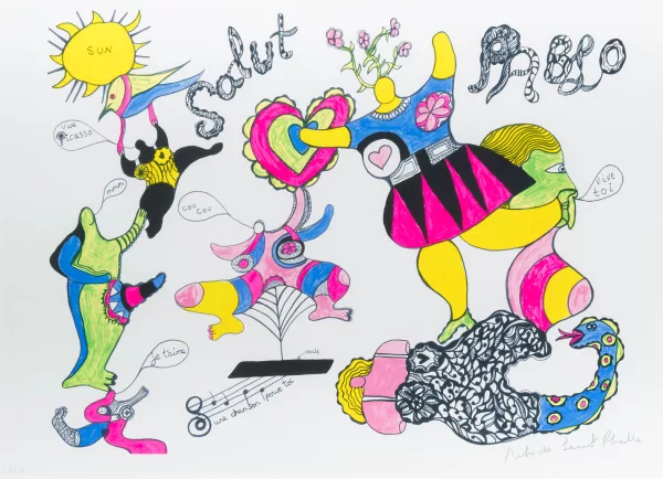 Niki de Saint Phalle — Salut Pablo