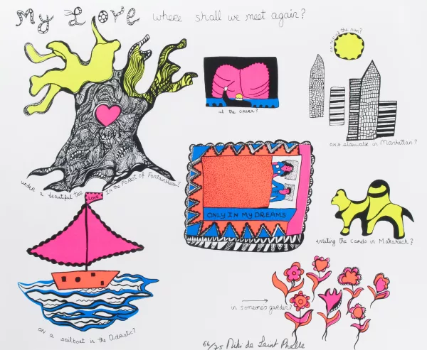 Niki de Saint Phalle — My Love where shall we meet again?