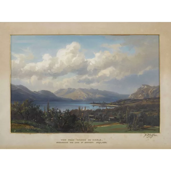 Niklaus Pfyffer von Altishofen — Lac du Bourget.