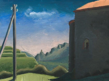Chiesa rossa bei Castello, um 1925