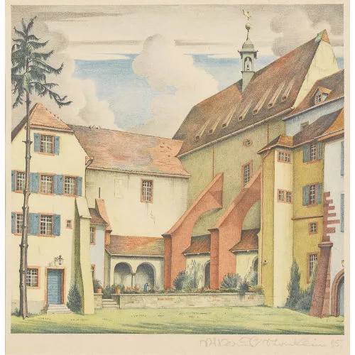 Niklaus Stoecklin — Innenhof.