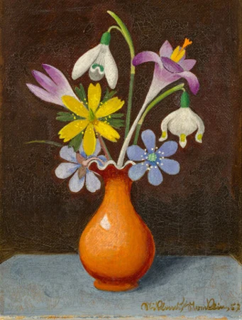 Vase mit Frühlingsblumen, 1952