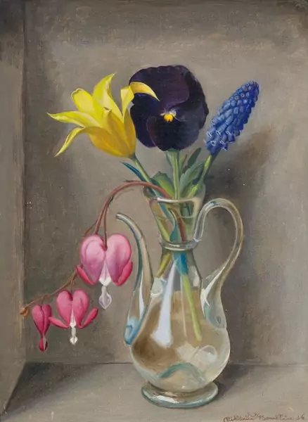 STOECKLIN, NIKLAUS — Still life with flowers. 1936. — Koller Auktionen