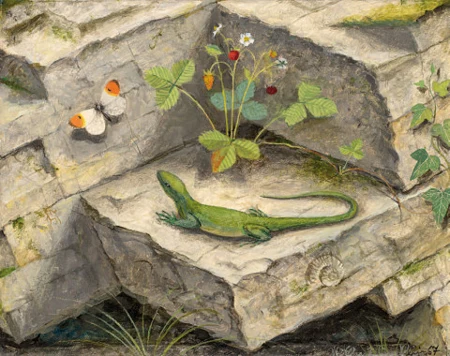 Eidechse und Schmetterling, 1967