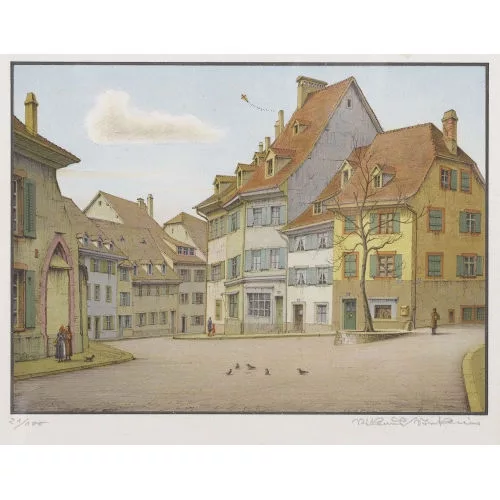 Niklaus Stoecklin — Basler Altstadt.