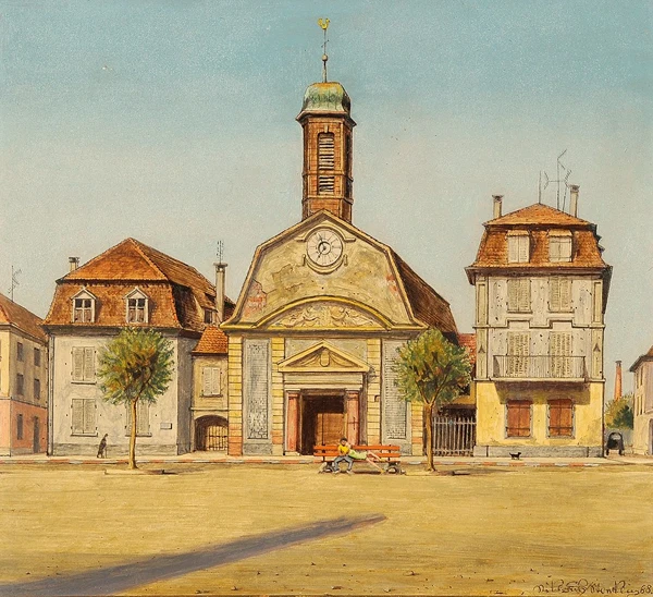 Niklaus Stoecklin — Kirche von Grosshüningen, 1968