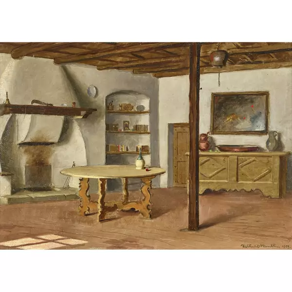 Bäuerliches Interieur