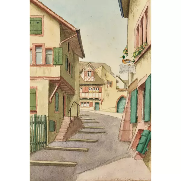 Altstadtgasse in Basel