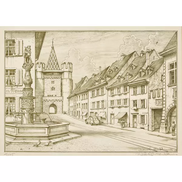 Spalenvorstadt mit Spalentor