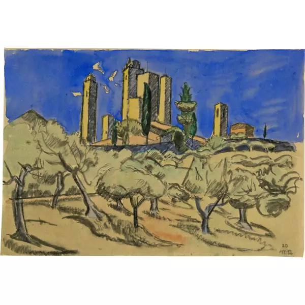 Niklaus Stoecklin — San Gimignano — Galerie Kornfeld
