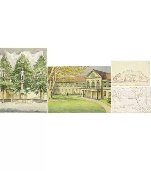 Niklaus Stoecklin — Sammelnummer von 4 Werken — Galerie Kornfeld