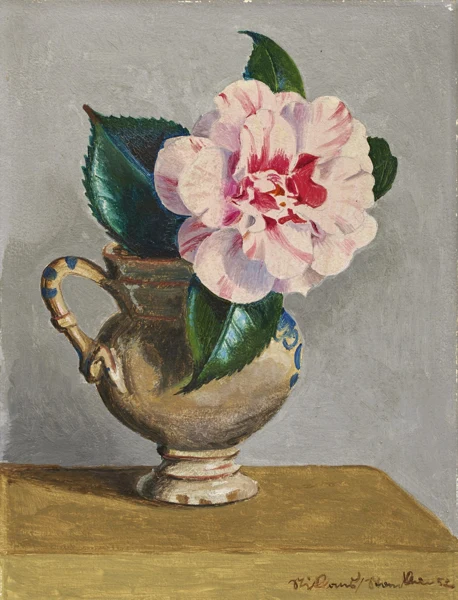 Niklaus Stoecklin — Kamelie in Keramikkrug