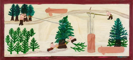 Niklaus Wenk — Waldarbeiter, 1989