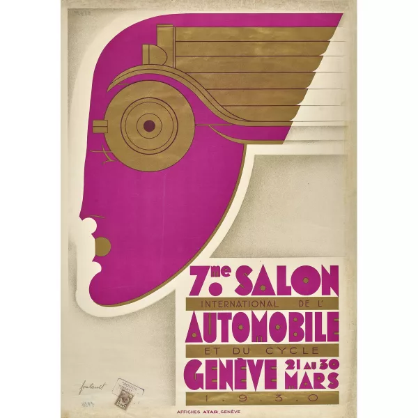 Noël Fontanet — "7.me Salon Automobile Genève 21 au 30 mars 1930".