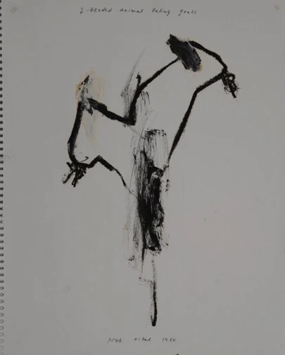 Not Vital — 2-Headed Animal Eating Grass, 1984