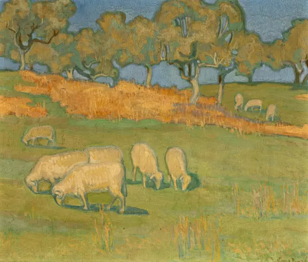 Grasende Schafe