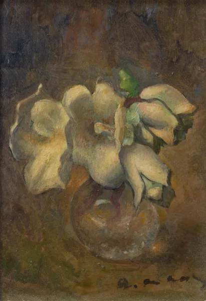 Octave Matthey — Nature morte aux glycines