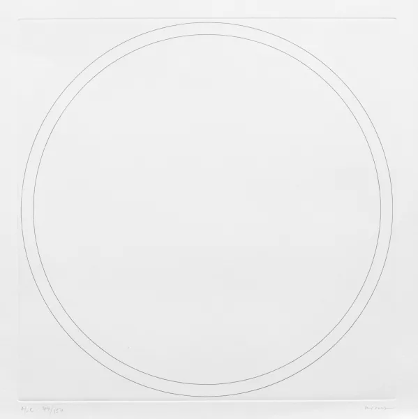 Olivier Mosset — Olivier MOSSET (1944), "Cercle" Sérigraphie