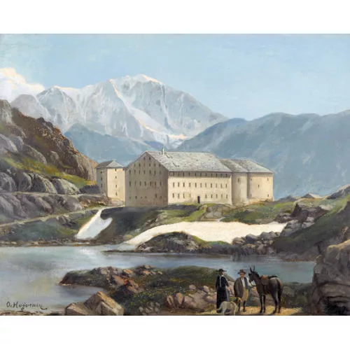Oscar Huguenin — L′Hospice du Grand St-Bernard.