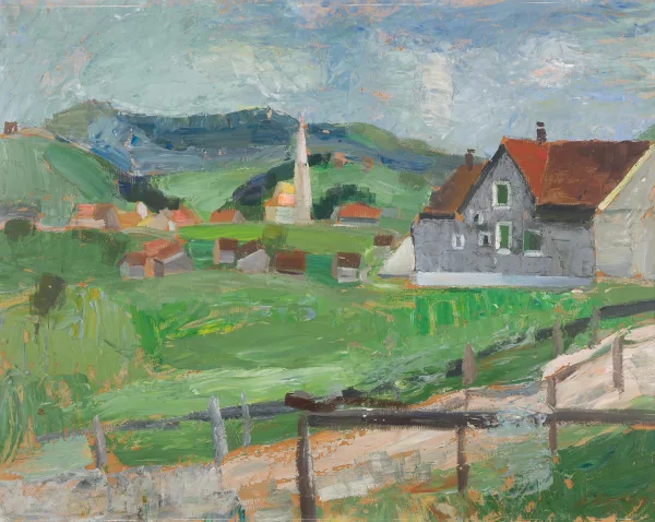 Oscar Lüthy — Landschaft bei Hemberg, um 1930