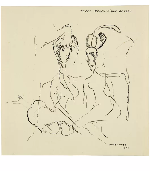 Oscar Lüthy — Types Excentrique de 1920