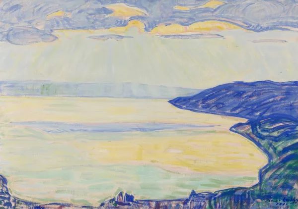 Oscar Lüthy — Blick auf den Lago Maggiore, 1911