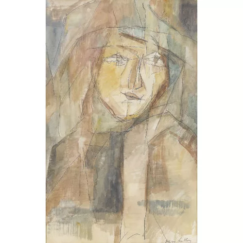 Oscar Lüthy — "Mädchenkopf".