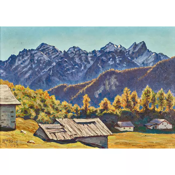 Sommerliche Berglandschaft im Unterengadin