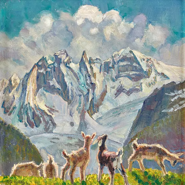 Blick auf die Sciora-Bondasca-Gruppe