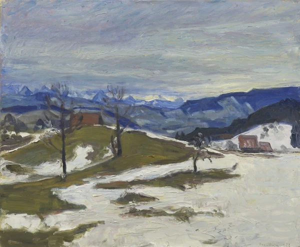 Oscar Weiss — Schneeflecken, 1957