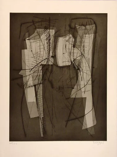 Oscar Wiggli — 2 Blätter: Skulptur, 1976; um 1976