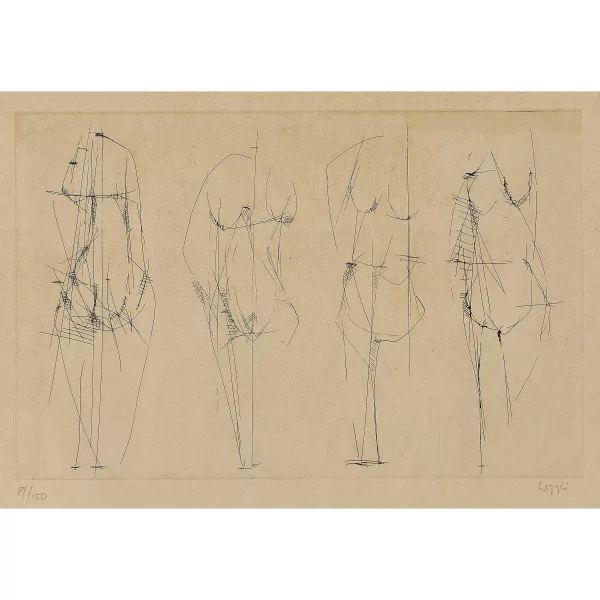 Oscar Wiggli — Vier weibliche Figuren.