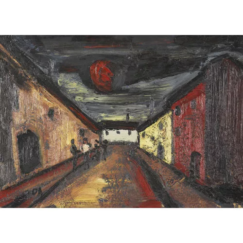 Oskar Althaus — Nächtliche Strassenpartie.