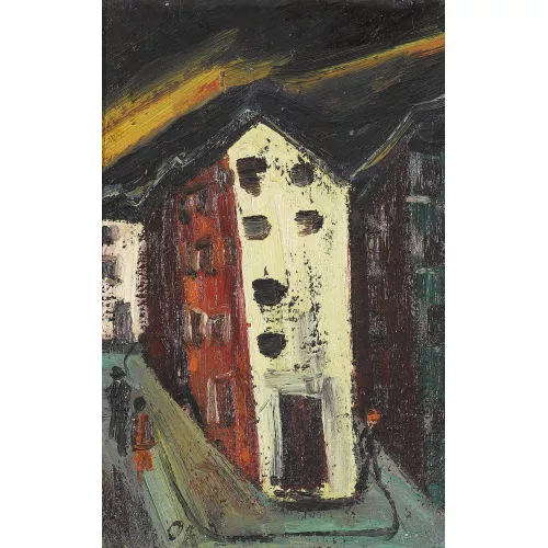 Oskar Althaus — Nächtliche Strasse.
