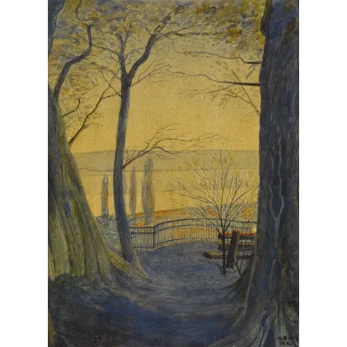 Oskar Binz — Ufer am Bielersee.