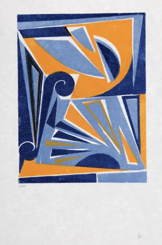 Oskar Dalvit — Mappe. Neunmal Farbwandlung