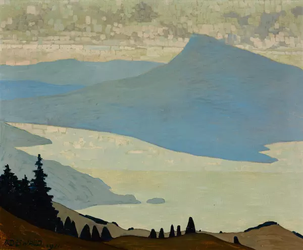 Blick auf den Vierwaldstättersee. 1911