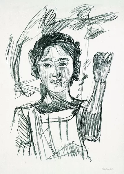 Oskar Kokoschka — Die Griechin