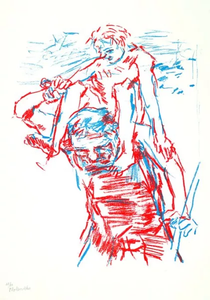Oskar Kokoschka — Hl. Christophorus