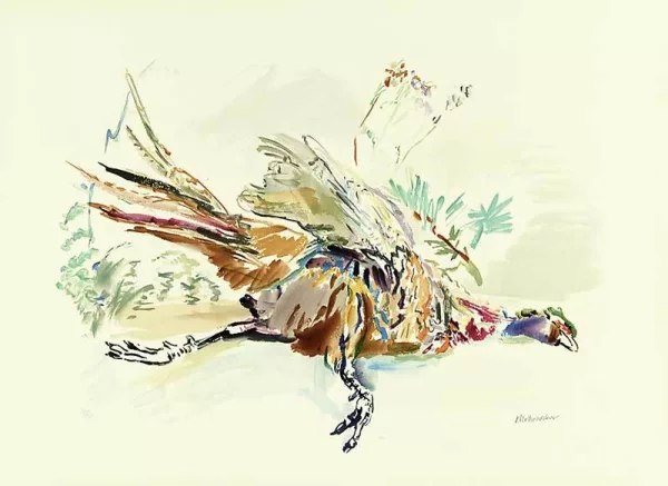 Oskar Kokoschka — Fasan, 1973