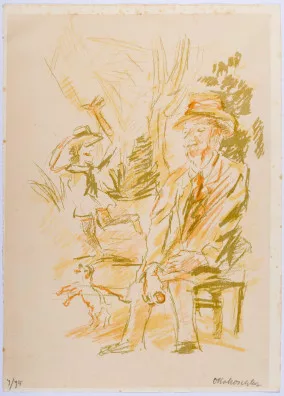 Oskar Kokoschka — Erlebnis in Neapel, 1960