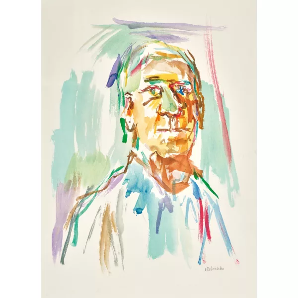 Oskar Kokoschka — "Selbstporträt".
