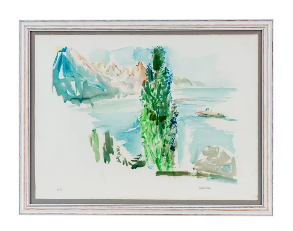 Oskar Kokoschka — Lac Léman,