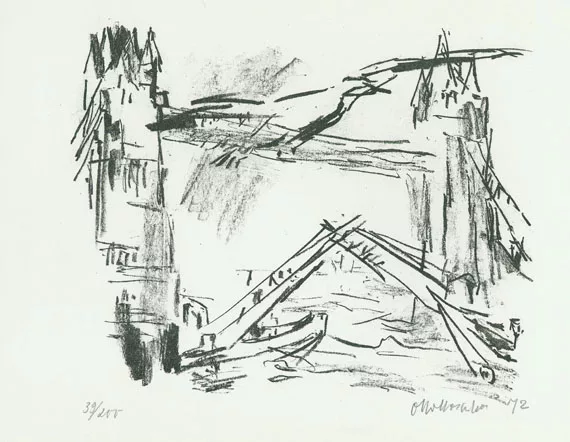 Oskar Kokoschka — Londoner Ansichten. 1972