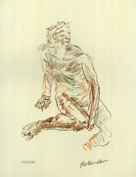Oskar Kokoschka — Florentine sketchbook. 1972