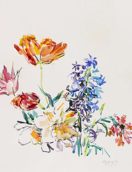 Oskar Kokoschka — Frühlingsblumen