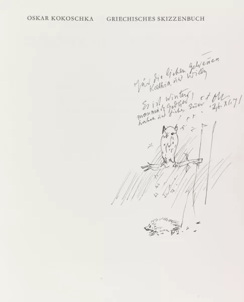 Oskar Kokoschka — Griechisches Skizzenbuch. 1970
