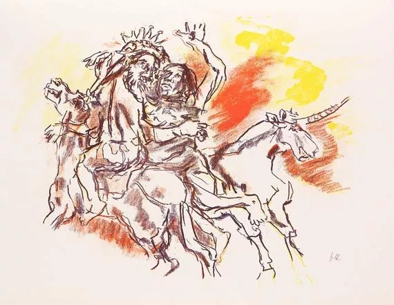 Oskar Kokoschka — Jouhandeau, Marcel, Le bal masqué.