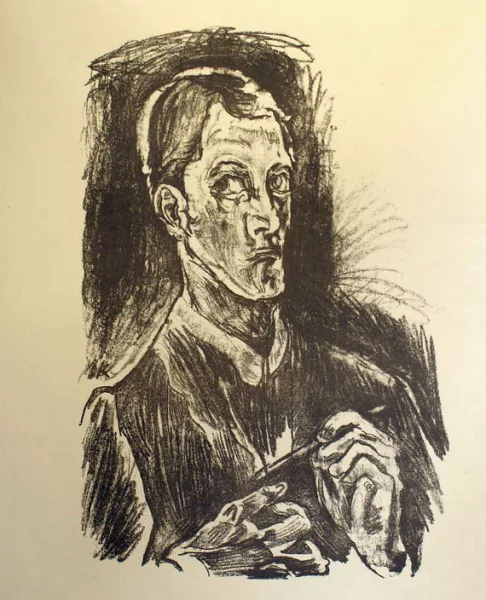 Oskar Kokoschka — 6 Bll. aus: O Ewigkeit (unvollständig). - Beilieg. zahlr. weit. Grafiken der Zeit